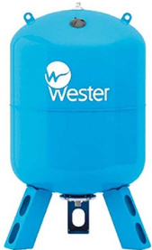Гидроаккумулятор Wester 50 литров мембранный расширительный бак для водоснабжения WAV 50 0141100 в Новосибирске 0
