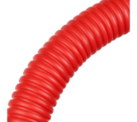 Труба гофрированная ПНД, цвет красный, наружным диаметром 32 мм для труб диаме STOUT SPG-0002-503225 в Новосибирске 1
