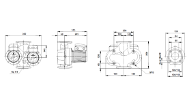 Насос UPSD 40-120F циркуляционный промышленный Grundfos 96401948 в Новосибирске 1