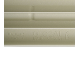 Радиатор биметаллический боковое подключение (белый RAL 9010) Global STYLE EXTRA 350 14 секций в Новосибирске 9