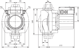 Циркуляционный насос Wilo Top-Z 30/10 DM PN6/10 RG в Новосибирске 1