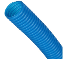 Труба гофрированная ПНД, цвет синий, наружным диаметром 25 мм для труб диаметр STOUT SPG-0001-502520 в Новосибирске 2