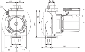 Циркуляционный насос Wilo Top-Z 30/7 EM PN6/10 RG в Новосибирске 1