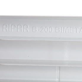 Радиатор биметаллический боковое подключение (белый RAL 9016) RIFAR BASE 200 8 секций в Новосибирске 7