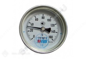 Термометр биметаллический Метер ТБ80 160C Дк 80 L=40 в Новосибирске 1