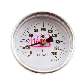 Термометр биметалл 200°C L=60(50) в Новосибирске 1