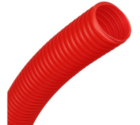 Труба гофрированная ПНД, цвет красный, наружным диаметром 20 мм для труб диаме STOUT SPG-0002-502016 в Новосибирске 2