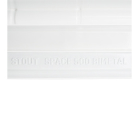 Радиатор биметаллический боковое подключение STOUT Space 500 14 секций SRB-0310-050014 в Новосибирске 5