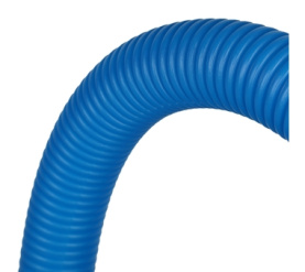 Труба гофрированная ПНД, цвет синий, наружным диаметром 25 мм для труб диаметр STOUT SPG-0001-502520 в Новосибирске 1