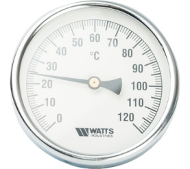 Термометр биметаллический с погружной гильзой, 100 мм F+R801(T) 10050 Watts 10006066(03.03.040) в Новосибирске 0