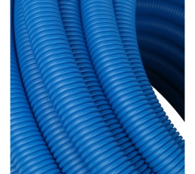 Труба гофрированная ПНД, цвет синий, наружным диаметром 25 мм для труб диаметр STOUT SPG-0001-502520 в Новосибирске 3