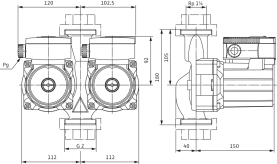 Циркуляционный насос Wilo Top-SD 30/5 EM PN6/10 в Новосибирске 1