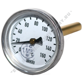 Термометр биметаллический Wika 3562972 А5002 160C Дк 100 L=40 в Новосибирске 2