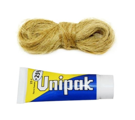 Комплект №1 UNIPAK (паста тюбик 25 г. + лён 13 г.) UNIPAK в Новосибирске 1