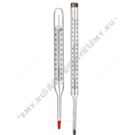 Термометр керосиновый прямой ТТЖ-M150C L=163 в Новосибирске 1