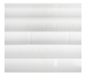 Радиатор биметаллический боковое подключение STOUT Space 350 8 секций SRB-0310-035008 в Новосибирске 7