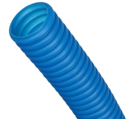 Труба гофрированная ПНД, цвет синий, наружным диаметром 32 мм для труб диаметр STOUT SPG-0001-503225 в Новосибирске 2