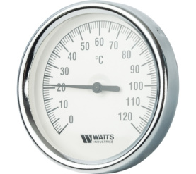 Термометр биметаллический с погружной гильзой 80 мм F+R801(T) 8075 Watts 10005944(03.02.060) в Новосибирске 0