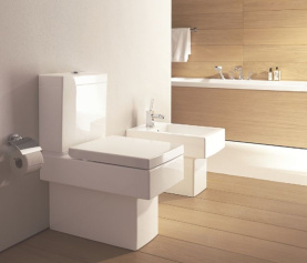 Бачок Duravit Vero 09091000051-WG с механизмом слива хром, подвод снизу/сзади в Новосибирске 2