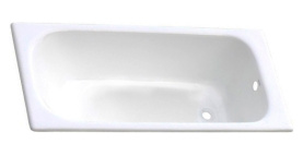 Чугунная ванна Aqualux ZYA 8-6 160х70 белая, без ножек, антислип в Новосибирске 0