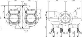 Циркуляционный насос Wilo Top-SD 50/15 DM PN6/10 в Новосибирске 1