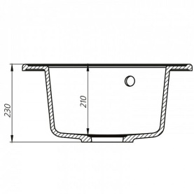 Мойка из камня Iddis Kitchen G D510 K01B511i87 черная в Новосибирске 2