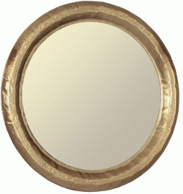 Зеркало Акватон "Андорра", круглое, 750мм, золот 1.A156.8.02V.NL4.0 в Новосибирске 0