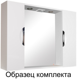 Шкаф-зеркало модульное Домино Грация 45 Эл. Домино в Новосибирске 1