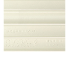 Радиатор биметаллический боковое подключение (белый RAL 9010) Global STYLE PLUS 350 12 секций в Новосибирске 9