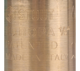Клапан обратный пружинный муфтовый с металлическим седлом 1/2 STOUT SVC-0011-000015 в Новосибирске 3