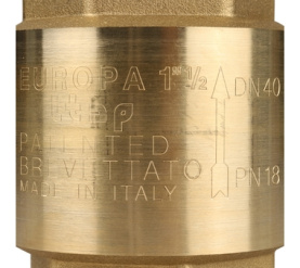 Клапан обратный пружинный муфтовый с металлическим седлом EUROPA 100 1 1/2 Itap в Новосибирске 7