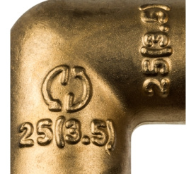 Угольник 90° 25 для труб из сшитого полиэтилена аксиальный STOUT SFA-0007-000025 в Новосибирске 4